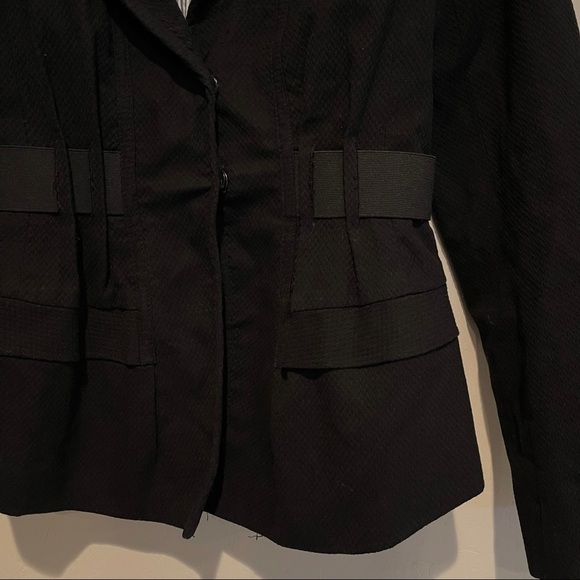 Nanette Lepore Textured Blazer Elastic Belt - Picture 3 of 7